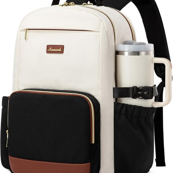 Laptop Backpack for Women with Pouch Pocket for Large Capacity Cup,15.6 Inch Lap - Picture 1 of 7